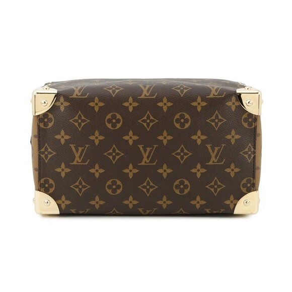 LOUIS VUITTON Speedy Trunk Size 25 Monogram/Monogram Reverse Canvas Noir M26181 - Picture 3 of 16